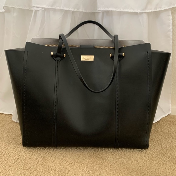 Late Spade Large Tote Bag